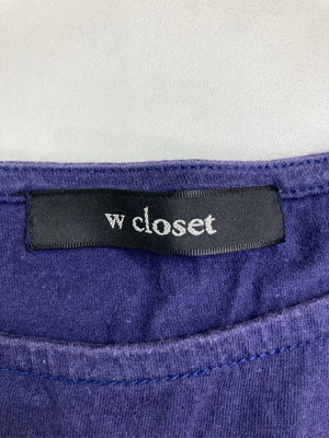 w closet/ダブルクローゼット/Tシャツ/カットソー/トップス/ネイビー/F
