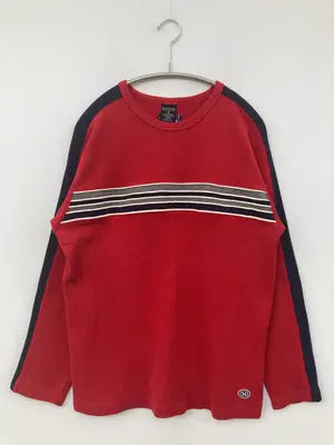 NAUTICA/ノーティカ/ニット/セーター/トップス/レッド/M