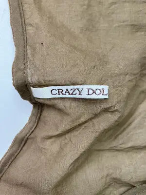 CRAZY DOLL/ノースリーブ/トップス/ブラウン/M