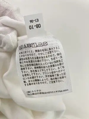 UNIQLO/ユニクロ/Tシャツ/カットソー/トップス/ホワイト/L