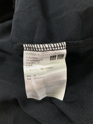 UNIQLO/ユニクロ/Tシャツ/カットソー/トップス/ブラック/L