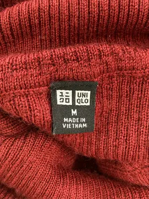 UNIQLO/ユニクロ/ニット/セーター/トップス/レッド/M