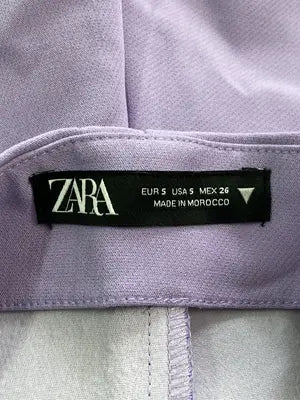 ZARA/ザラ/ショート/ミニスカート/スカート/パープル/S