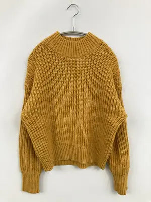 UNIQLO/ユニクロ/ニット/セーター/トップス/イエロー/M