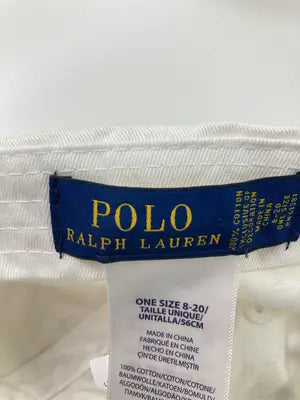 Polo Ralph Lauren/ポロラルフローレン/キャップ/帽子/ホワイト/ONE SIZE