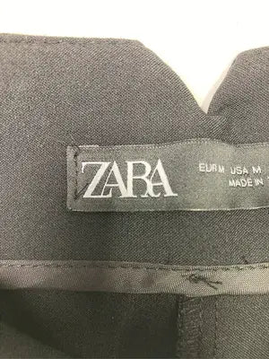 ZARA/ザラ/スラックス/パンツ/ブラック/M