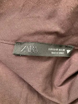 ZARA/ザラ/シャツ/ブラウス/トップス/ブラウン/M