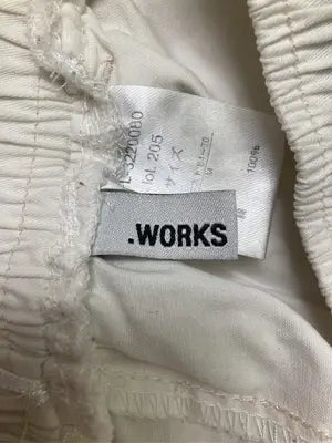 .WORKS/ドットワークス/ナイロンパンツ/パンツ/ホワイト/M