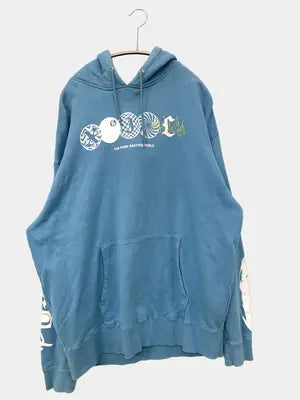 X-GIRL/エックスガール/パーカー/トップス/スカイブルー/L