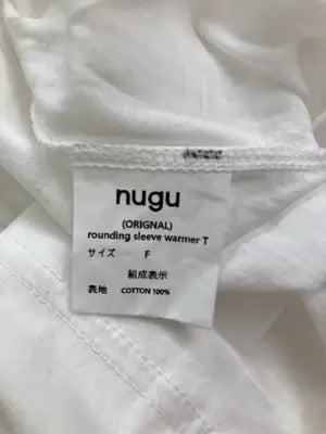 nugu/ヌグ/Tシャツ/カットソー/トップス/ホワイト/F