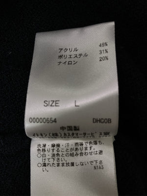 a.v.v/アーヴェヴェ/ニット/セーター/トップス/ブラック/L