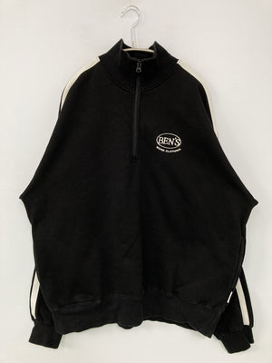 BEN DAVIS/ベンデイビス/ジャージ/トラックジャケット/トップス/ブラック/LARGE