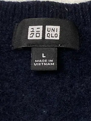 UNIQLO/ユニクロ/ニット/セーター/トップス/ネイビー/L