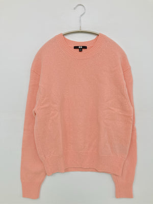 UNIQLO/ユニクロ/ニット/セーター/トップス/オレンジ/S