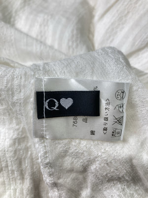 Q/シャツ/ブラウス/トップス/ホワイト