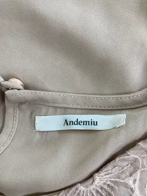 Andemiu/アンデミュウ/Tシャツ/カットソー/トップス/ベージュ