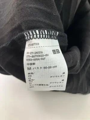 UNIQLO/ユニクロ/タンクトップ/トップス/ブラック/M