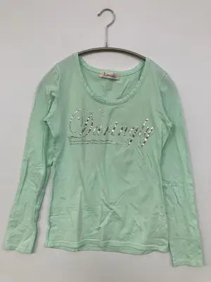 Lamiela/Tシャツ/カットソー/トップス/ライトグリーン