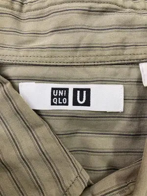UNIQLO/ユニクロ/シャツ/ブラウス/トップス/カーキ/L