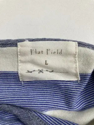 flat field/Tシャツ/カットソー/トップス/ブルー/L