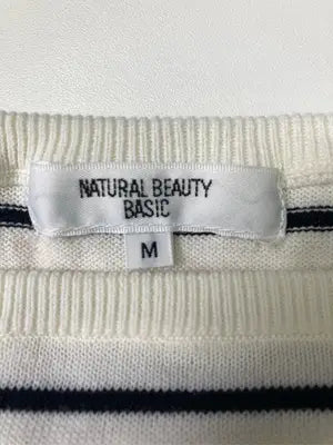 NATURAL BEAUTY BASIC/ナチュラルビューティーベーシック/ニット/セーター/トップス/アイボリー/M