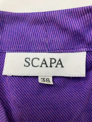 SCAPA/シャツ/ブラウス/トップス/パープル/38