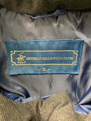 BEVERLY HILLS POLO CLUB/ビバリーヒルズポロクラブ/ダウンジャケット/コート/ジャケット/アウター/ネイビー/3L