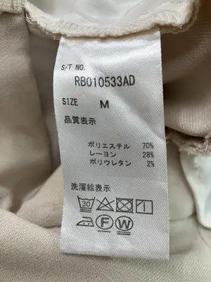 RAGEBLUE/レイジブルー/スラックス/パンツ/ベージュ/M