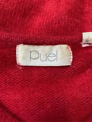 Puel/ニット/セーター/トップス/レッド/9号