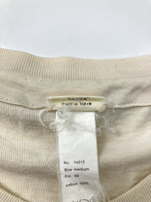 STOCK/Tシャツ/カットソー/トップス/ベージュ/medium