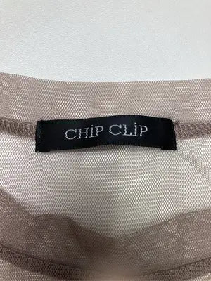 Chip Clip/チップクリップ/Tシャツ/カットソー/トップス/ブラウン