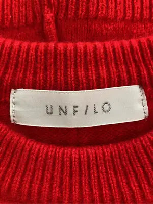 UNF/LO/ニット/セーター/トップス/レッド/M
