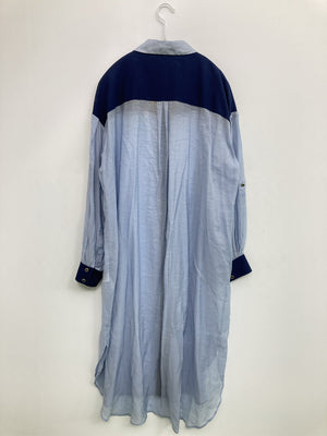 axes femme/アクシーズファム/シャツワンピース/ワンピース/ドレス/スカイブルー/M