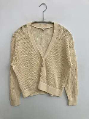 UNIQLO/ユニクロ/カーディガン/ボレロ/トップス/アイボリー/M