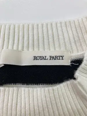 ROYAL PARTY/ロイヤルパーティー/ニット/セーター/トップス/ホワイト/F