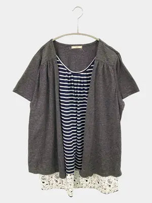 bi abbey/その他トップス/トップス/グレー/4L