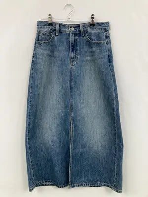 UNIQLO/ユニクロ/デニムスカート/スカート/ブルー/ウエスト64cm ヒップ91cm