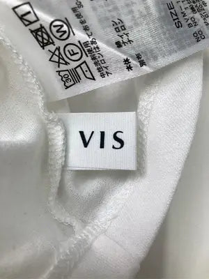 ViS/ビス/Tシャツ/カットソー/トップス/ホワイト/F