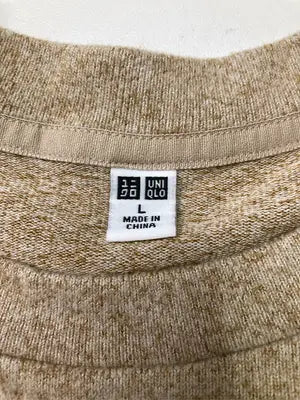 UNIQLO/ユニクロ/スウェット/トップス/ベージュ/L