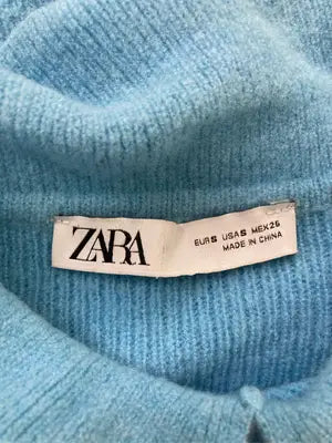 ZARA/ザラ/ニット/セーター/トップス/スカイブルー/EUR S/USA S/MEX 26