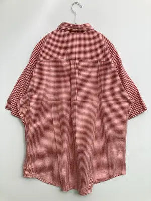 LANDS' END/ランズエンド/シャツ/ブラウス/トップス/レッド/L