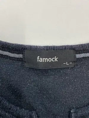 famock/Tシャツ/カットソー/トップス/ブラック/L