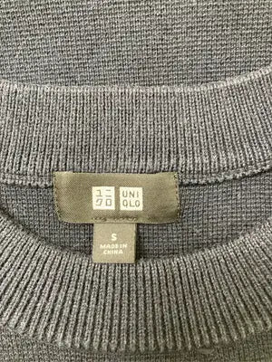UNIQLO/ユニクロ/ニット/セーター/トップス/ネイビー/S