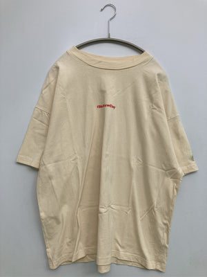 Tシャツ/カットソー/トップス/ベージュ/FREE