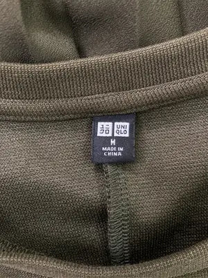 UNIQLO/ユニクロ/ワンピース/ワンピース/ドレス/カーキ/M