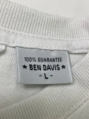 BEN DAVIS/ベンデイビス/Tシャツ/カットソー/トップス/ホワイト/L