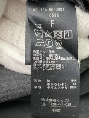 SHIPS any/ジャンパースカート/ワンピース/ドレス/ブラック/F