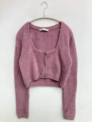 ZARA/ザラ/カーディガン/ボレロ/トップス/パープル/EUR L