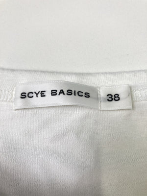 SCYE BASICS/サイベーシックス/Tシャツ/カットソー/トップス/ホワイト/38