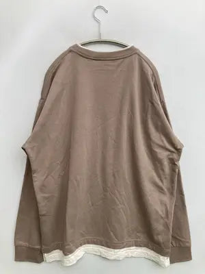 COTTON FROM USA+/Tシャツ/カットソー/トップス/ブラウン/LL
